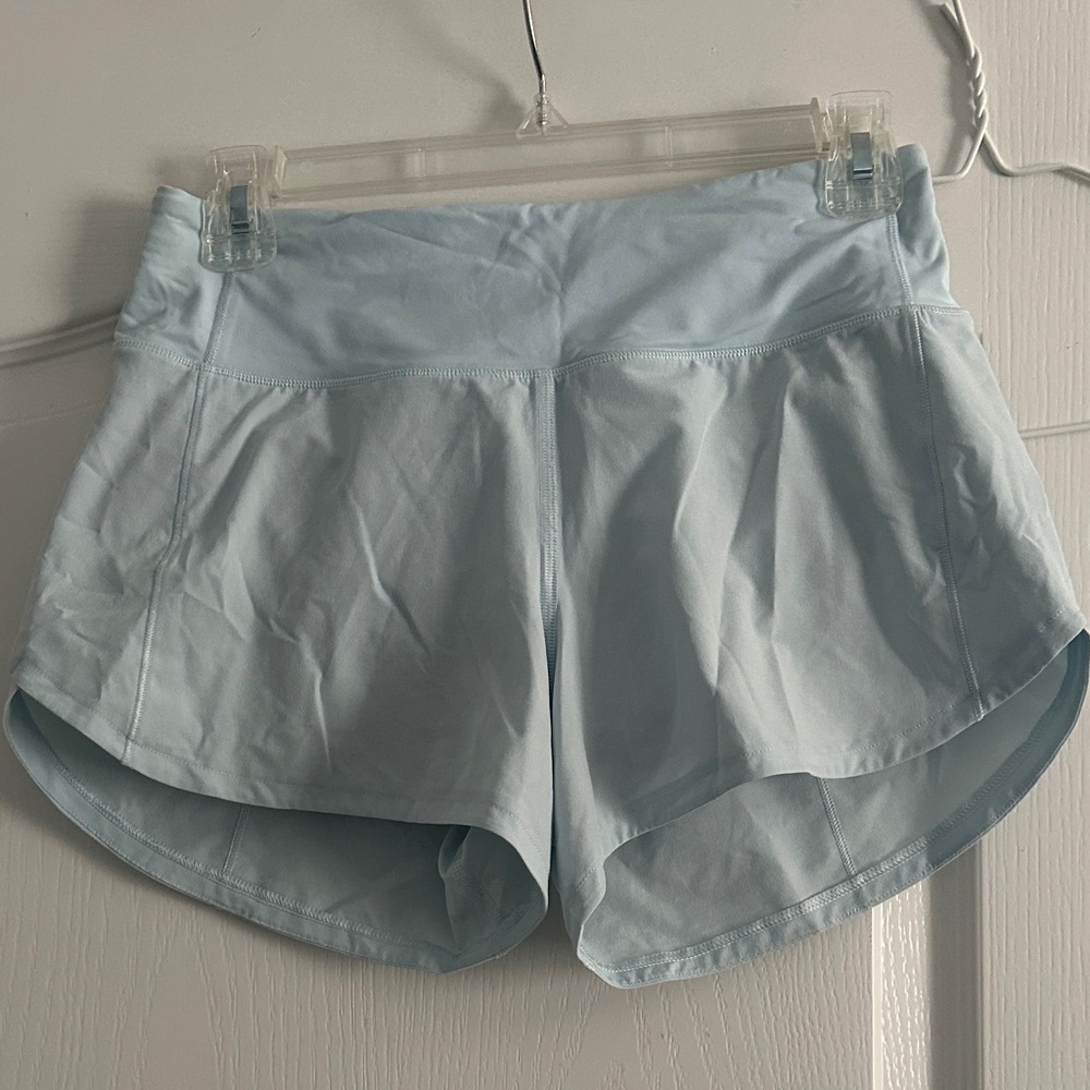 lululemon athletica Light Blue Athletic Shorts